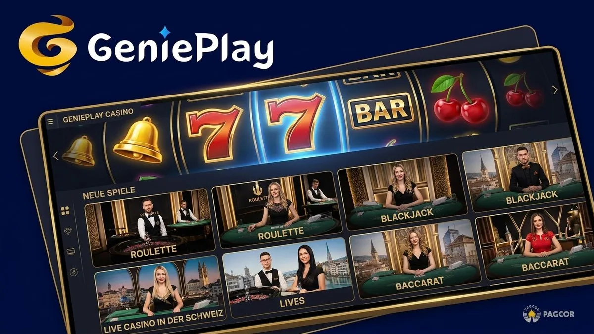 Registrierung mit Bonus bei Genieplay